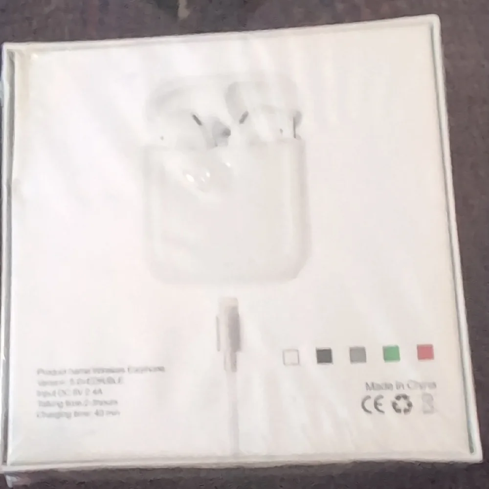 TWS i12 Wireless Earbuds - Sleek White NIB